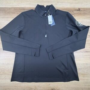 Cutter & Buck CB Drytec 1/4 Zip Golf Pullover Long Sleeve Purple Mens Sz XXL NWT